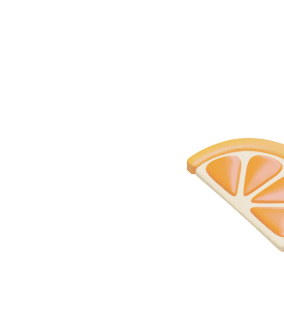 an slice of orange